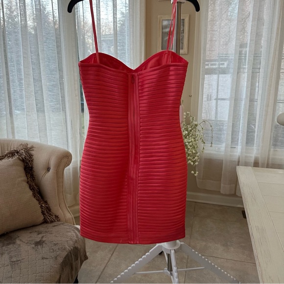 BRAND NEW CORAL REEF BCBG LILLIE BODYCON STRAPLESS DRESS - Picture 13 of 13